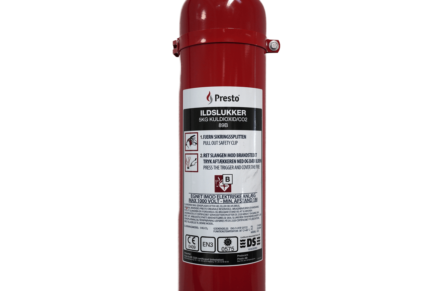 Presto - 5kg CO2 slukker K5S
