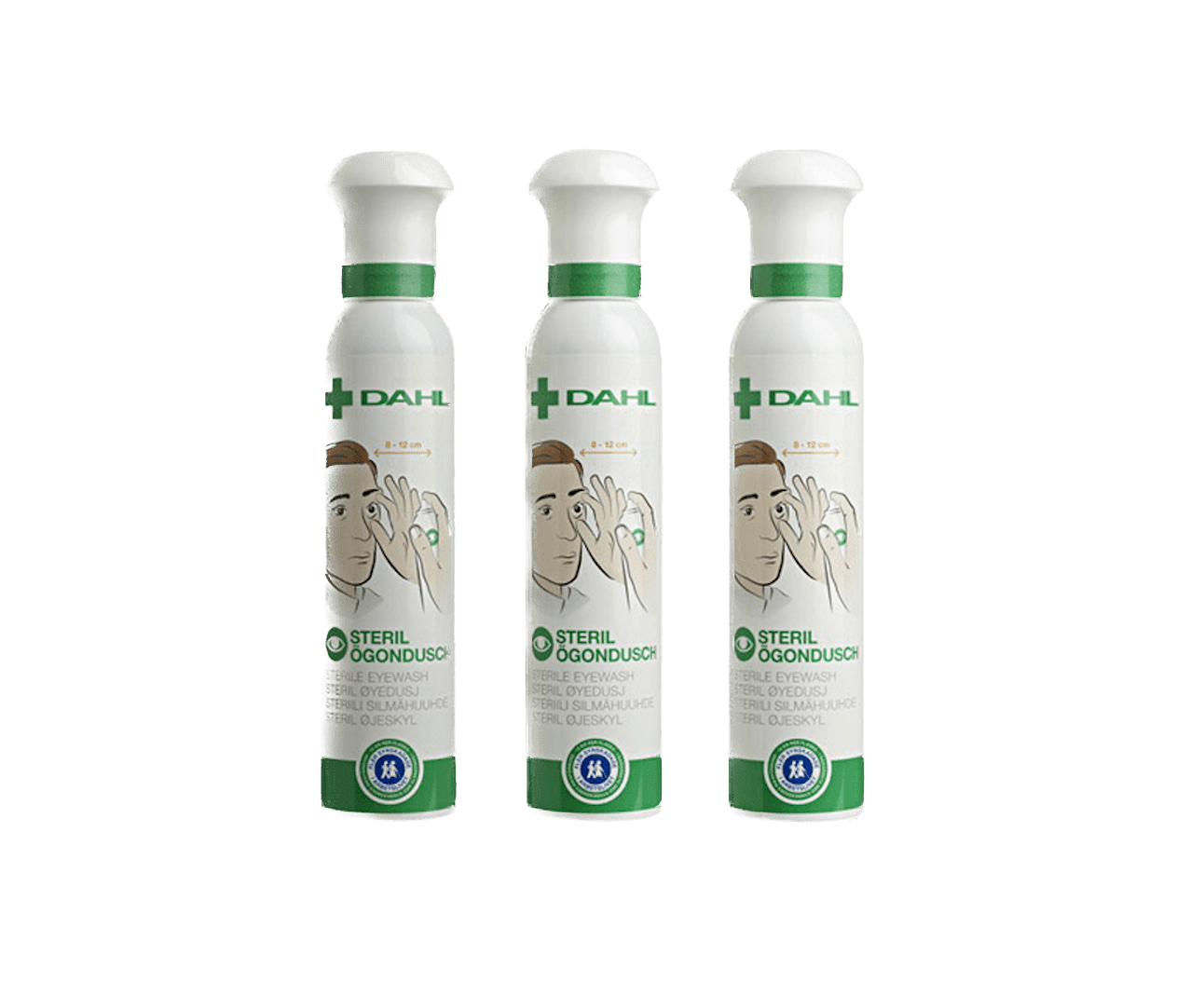 Dahl Øjenskyl Refill (3x200 ml - passer til station)