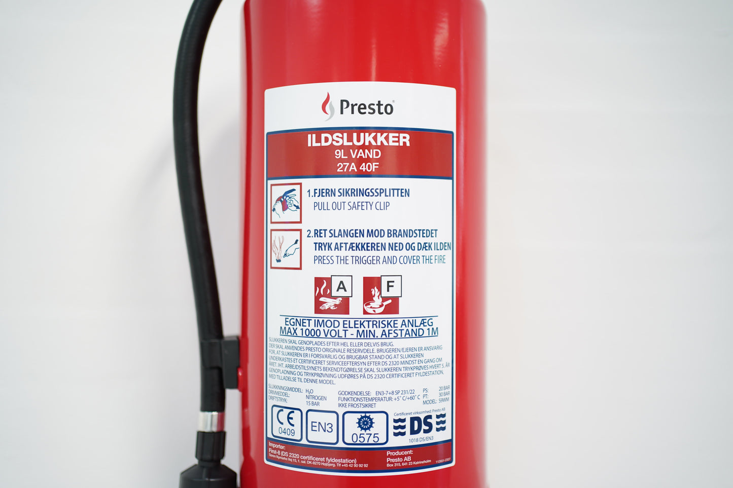 Presto - Watermist 9L vandslukker S9WM