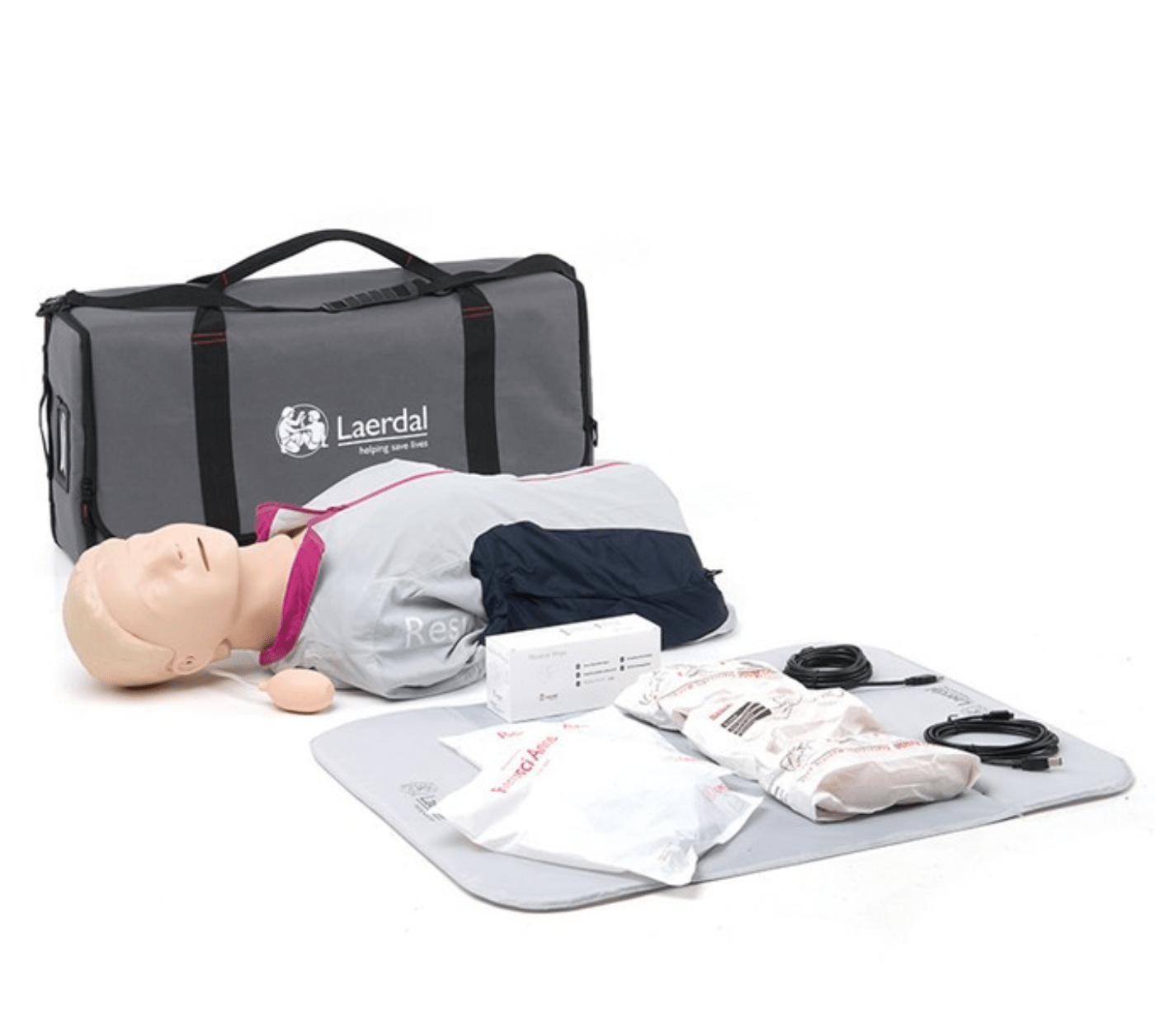 Laerdal Resusci Anne QCPR Torso m. lys hud