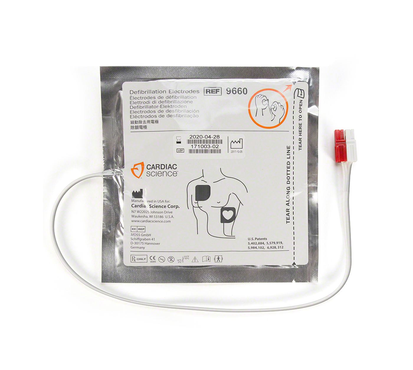 Cardiac Science Powerheart G3 elektroder